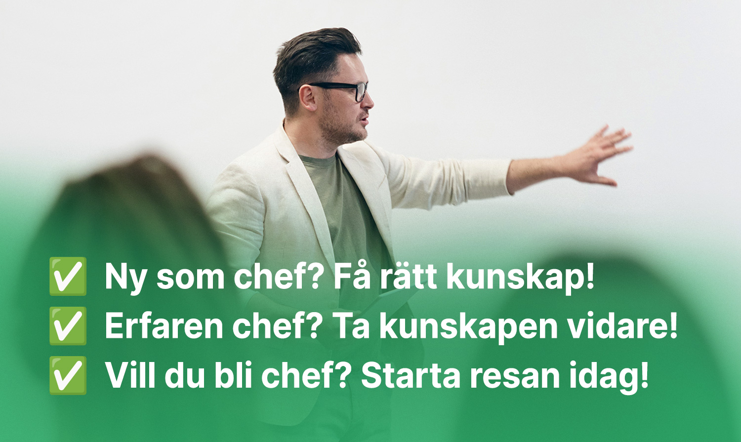 Ny som chef utbildning
